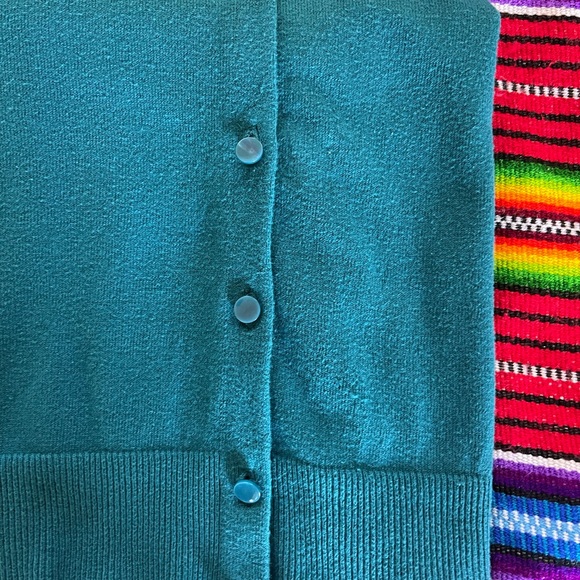 Long sleeve button up sweater. Size S Color Small - Picture 9 of 9